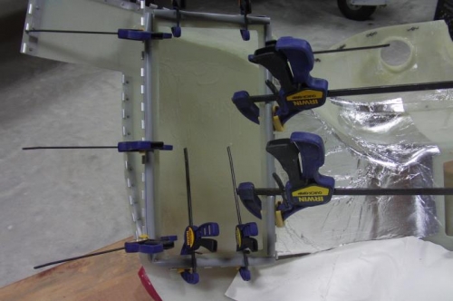 Seals Clamped into Place