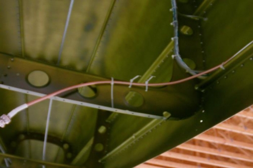 Aft End of ADS-B Coax