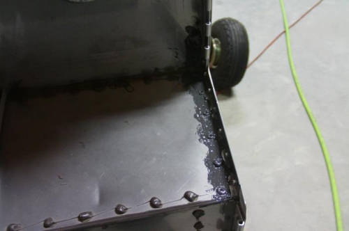 Rivets and Holes Sealed (LH Side)