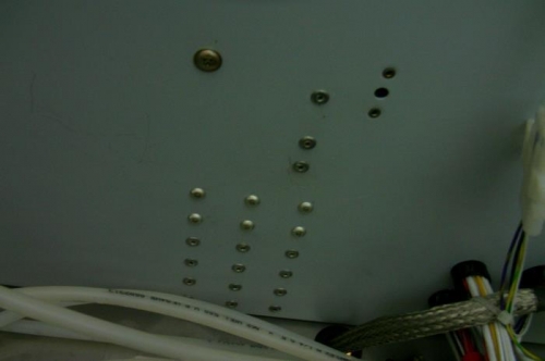 LH Engine Mount Rivets