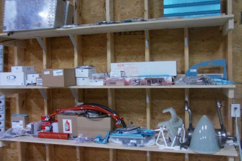 Parts Categorized and Stored