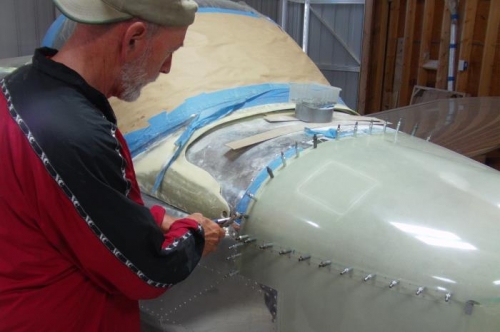 Bill Helping With Clecoes