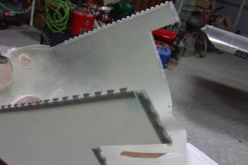 Bottom Cowl Hinges Installed