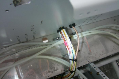 Coax at Bottom of Panel Base