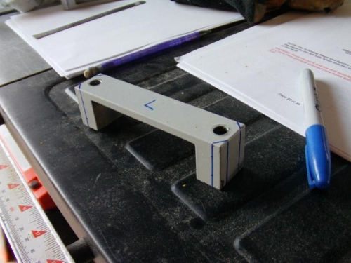 Main Gear Brackets Marked