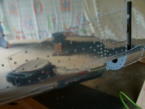 RH Side Skin Doubler Riveted