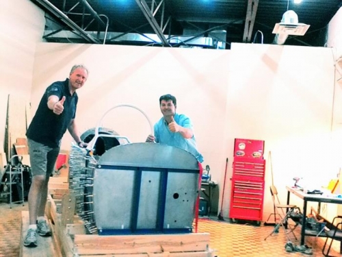 Nowegian friend Nils makes a surprise visit to my shop