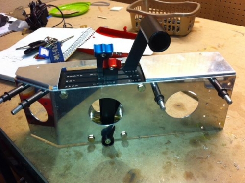 On the table front quadrant assembly
