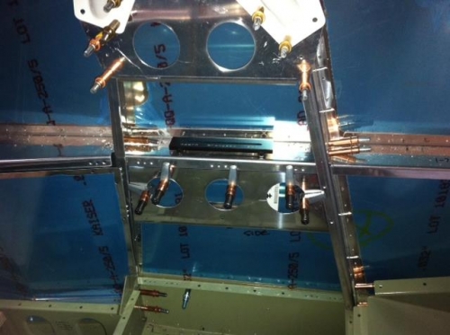 fitting structure for rear throttle