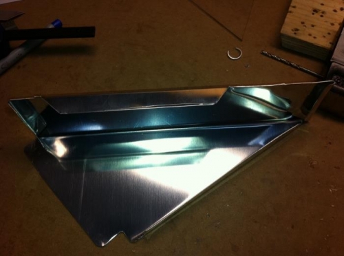 Flap actuator cover bended