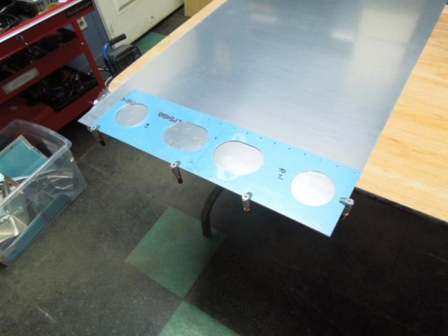 Layout for cutting access hatch