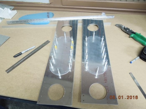 F802C-1 LH & RH covers matched drilled dia #40