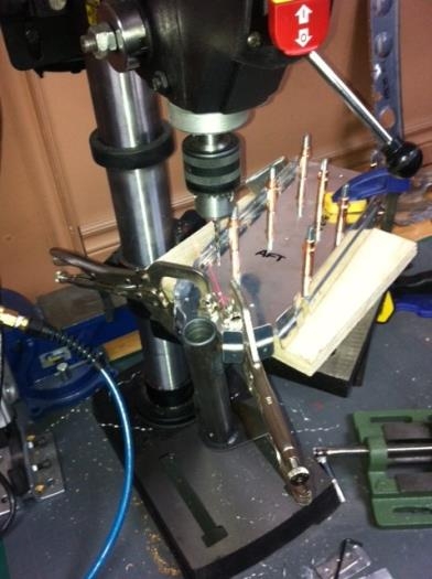 Drilling Tailwheel Weldment throught F812