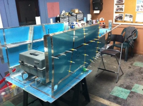 Mid Fuse mock up with baggage bay