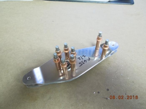 Enlarging holes in F635 quadrants