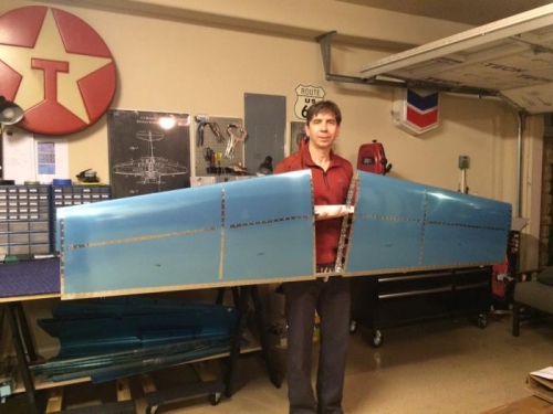 Completed Horiz. Stabilizer with builder