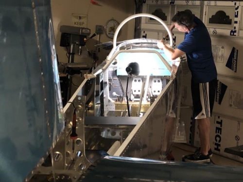 Burning the late night oil, top skin assembly