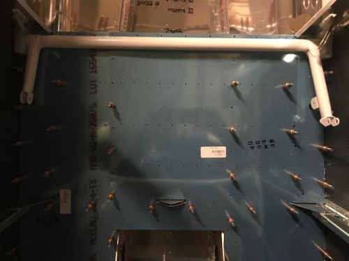 Flap arm bolted and match drilled secondary holes