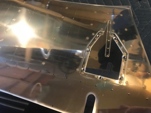 Front side of reienforecement plate