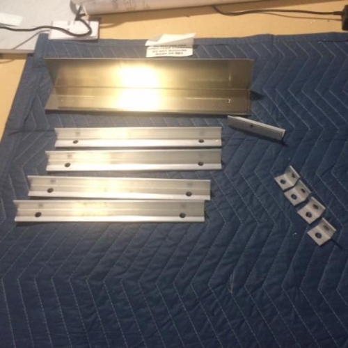 Angle and hardware for stands