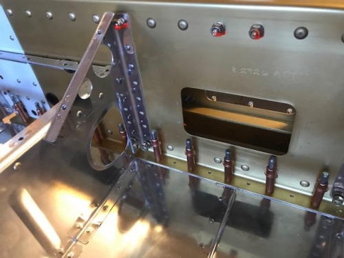 riveted seat ramp to bulkhead