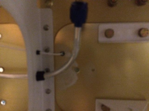 Pitot tubing and stall warning wire line