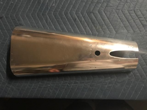 828 tailwheel skin with cut away section and access hole