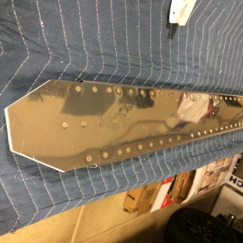 Rivet rear spar and doubler