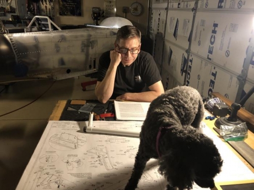 reviewing the control stick assembly