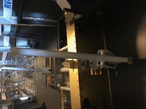 looking aft from intrument panel