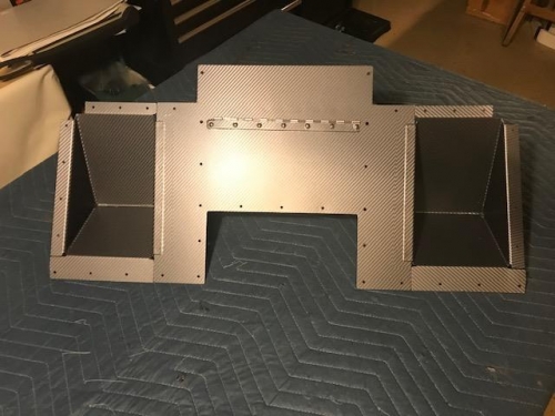 Finished forward floor skin