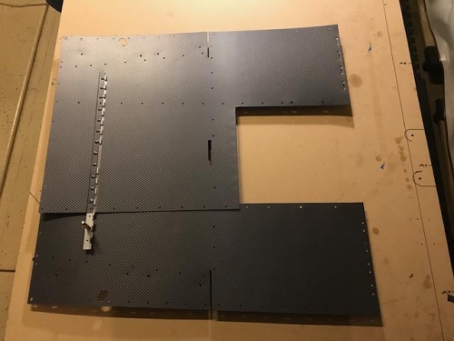 Wrap finish on both floor skins