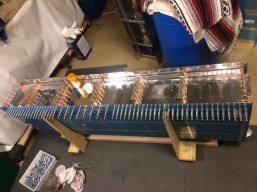 Left Tank baffle assembly