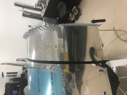 Ratchet strap/duck tape alignment