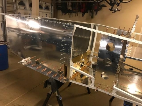 looking at the rear of the mid skins