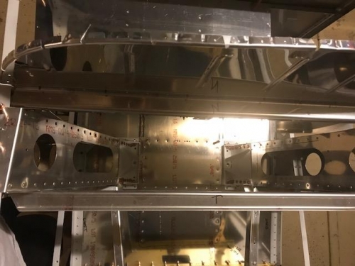 looking down on both left and right gear box