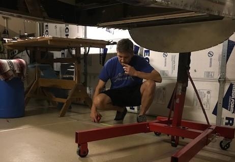 Parallel measurment between left and right gear leg