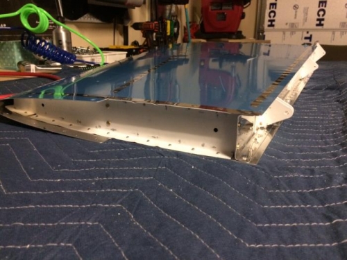 Top edge of Vertical stabiliizer
