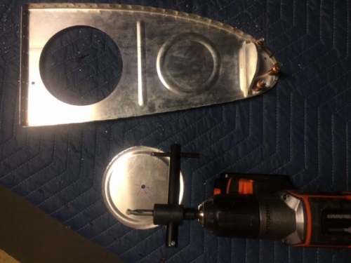 test hole with Fly-cutter