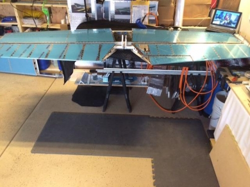 Horizontal stabilizer with elevators attached