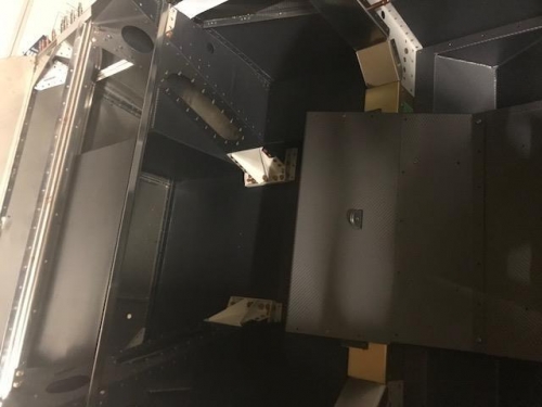 forward seat ramp assembly mounted into place