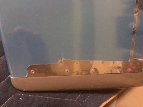 Double rivet from dimpling