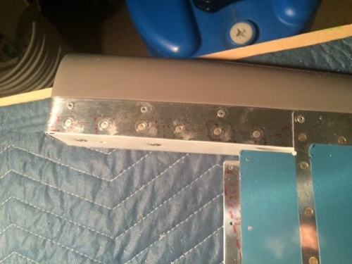 Fiberglass Rudder tip assembly