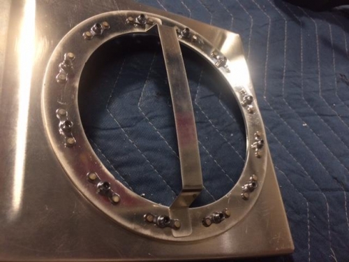 access panel with riveted nutplates for access panel