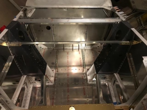 Looking forward at both gear boxes