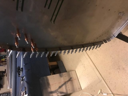 edge of firewall where the notches between side skin and firewall were sealed