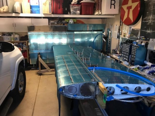 organized the shop and .moved left wing onto a gable.