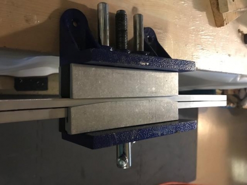 Micheal's gifted longeron bending jig