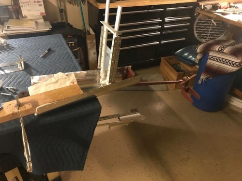 811 rear bulkhead riveted to rear skin