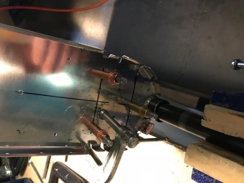 alignment of the spring mount to the bulkhead